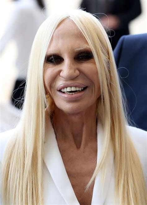 versace donatella oggi|Donatella Versace face what happened.